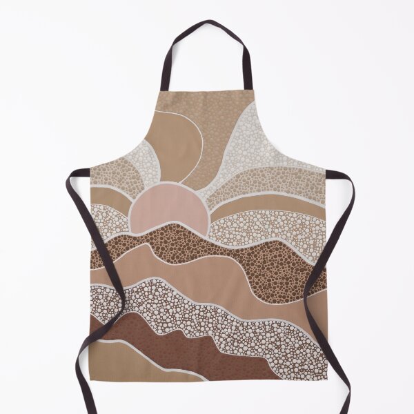 Item preview, LITTLE COVE - Pointillism Landscape Dot Artwork - Nikki Silk designed and sold by NikkiSilkArt.