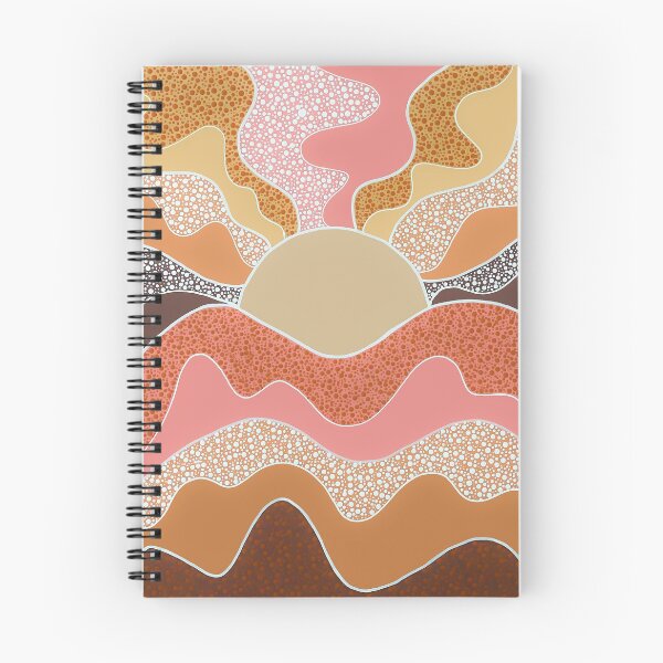 Item preview, SUMMERTIDE - Pointillism Landscape Dot Artwork - Nikki Silk designed and sold by NikkiSilkArt.