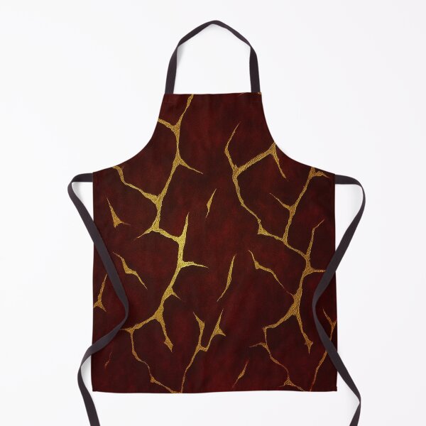 Item preview, Abstract design with gold crack patterns on red designed and sold by optimusprime39.