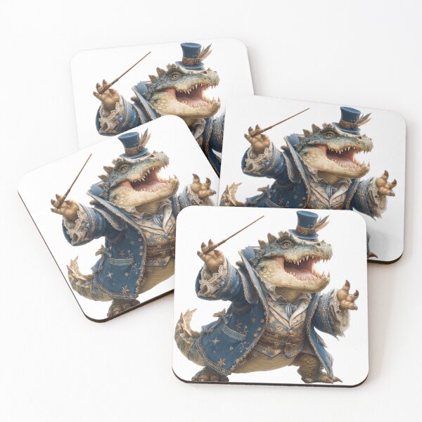 Item preview,  Fantasy Orchestra Dinosaur in Regal Blue Conductor Outfit designed and sold by Jonaree Art Design.