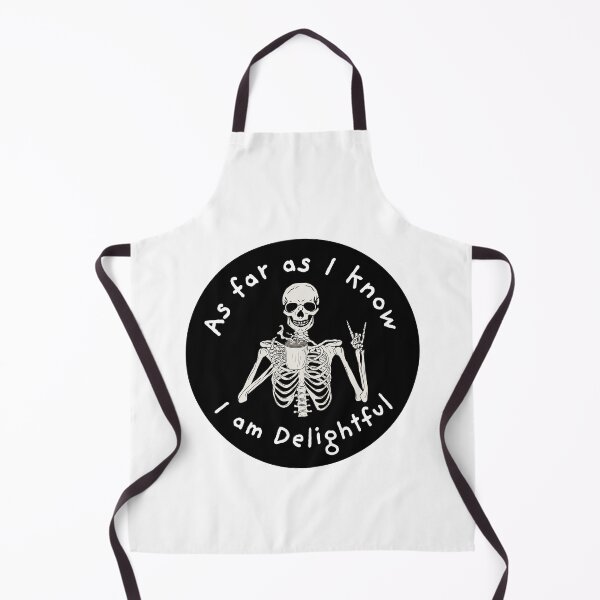 Item preview, As far as I know I'm Delightful, Funny Skeleton Sarcasm Coffee Lover designed and sold by SWETA HALDER.
