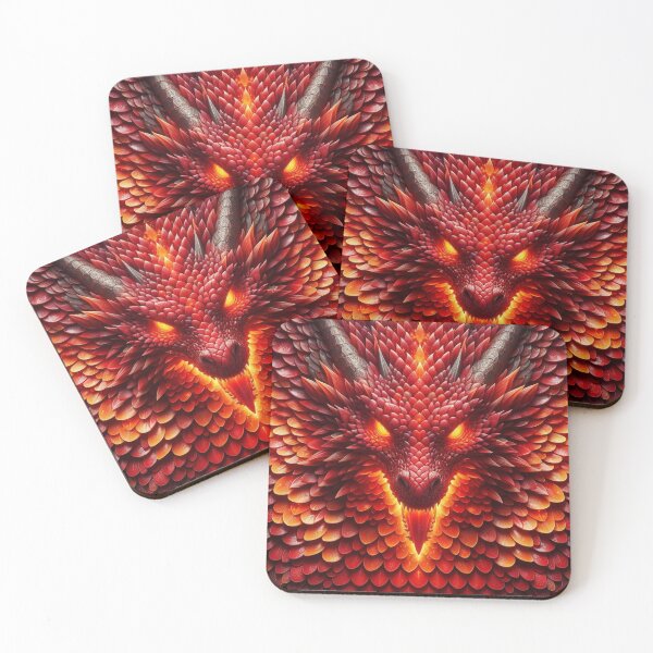 Item preview, Red Dragon Scale Texture designed and sold by Woven-myth.