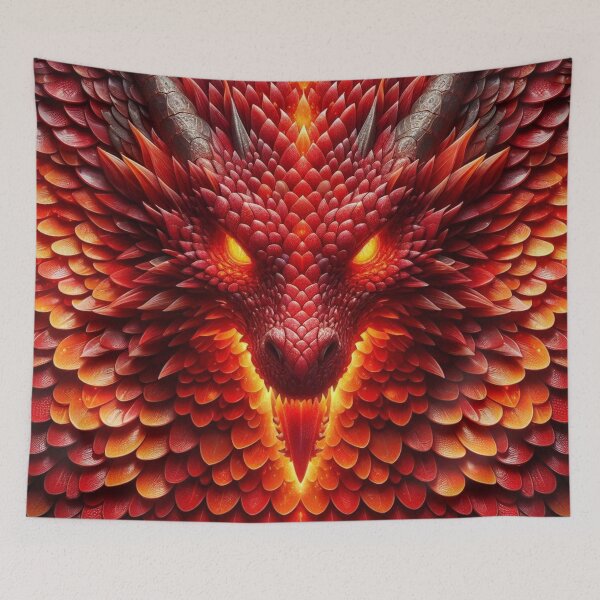 Item preview, Red Dragon Scale Texture designed and sold by Woven-myth.