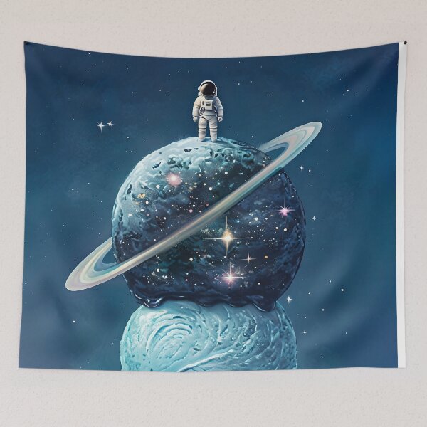 Item preview, Astronaut on Planet Ice Cream Cone designed and sold by paulrommer.