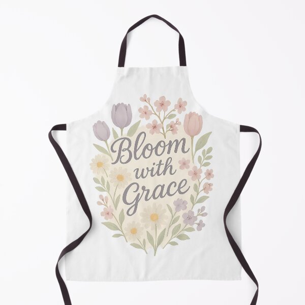Item preview, Bloom with Grace Floral Typography designed and sold by Riverside-Moon.