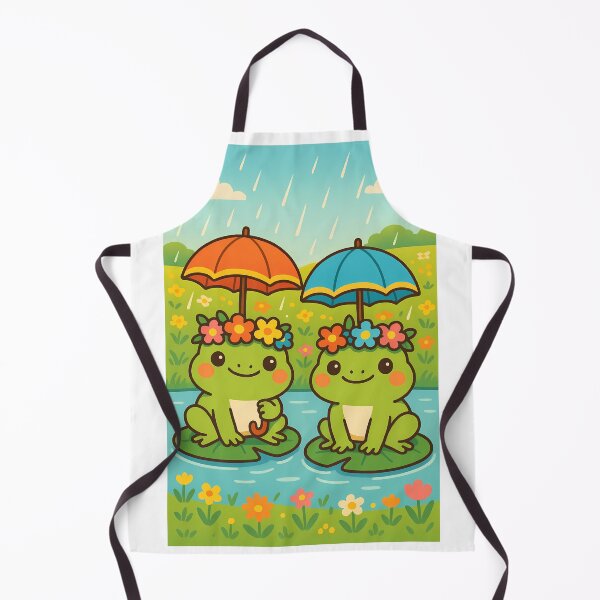 Item preview, Frogs in Springtime designed and sold by Riverside-Moon.