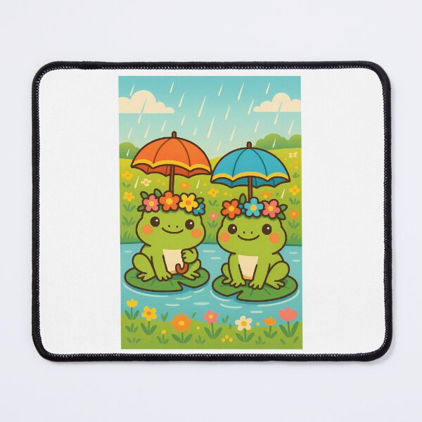 Item preview, Frogs in Springtime designed and sold by Riverside-Moon.