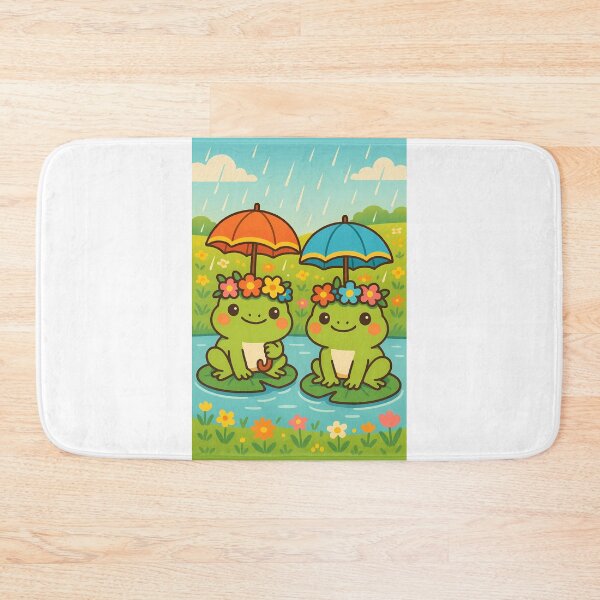 Item preview, Frogs in Springtime designed and sold by Riverside-Moon.