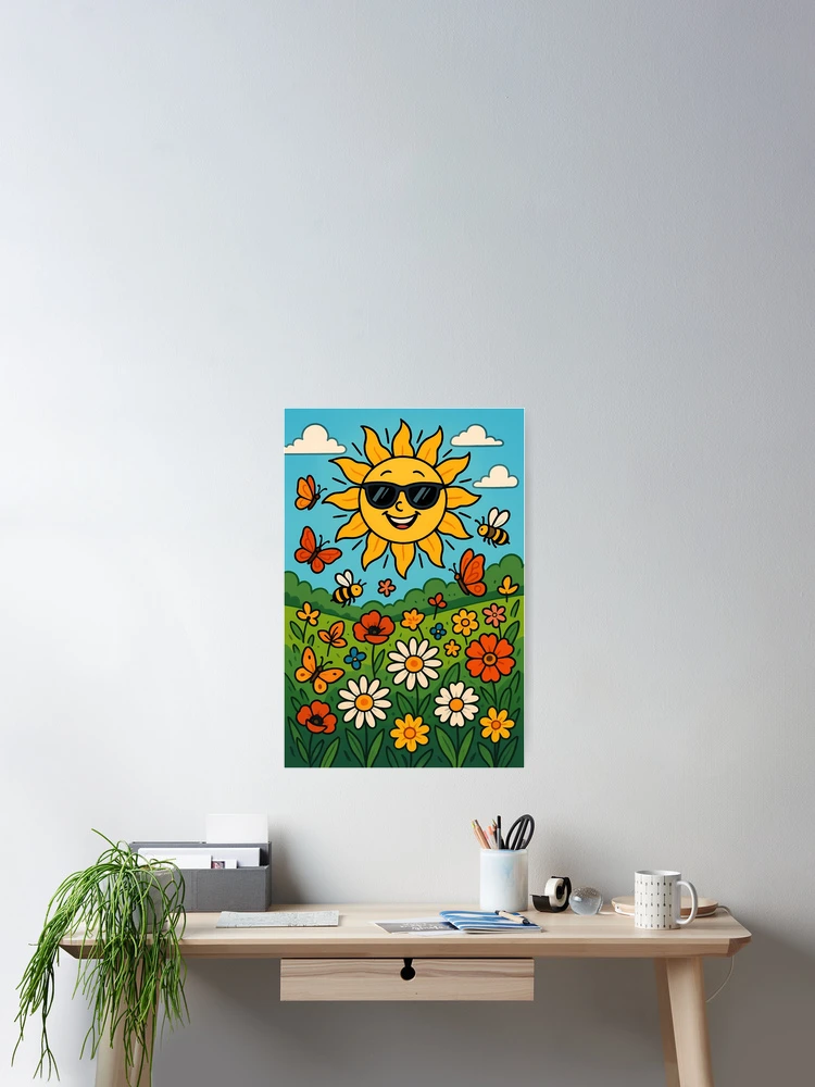 Thumbnail 2 of 3, Poster, Sunshine Overload designed and sold by Riverside-Moon.