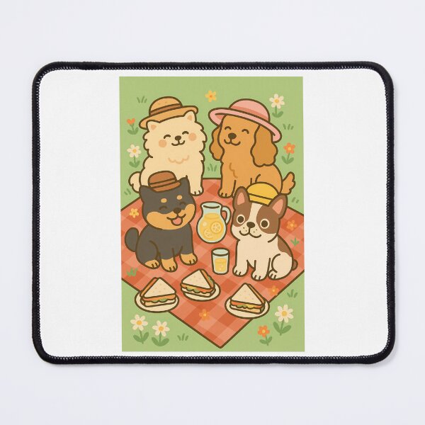 Item preview, Spring Picnic Dogs designed and sold by Riverside-Moon.