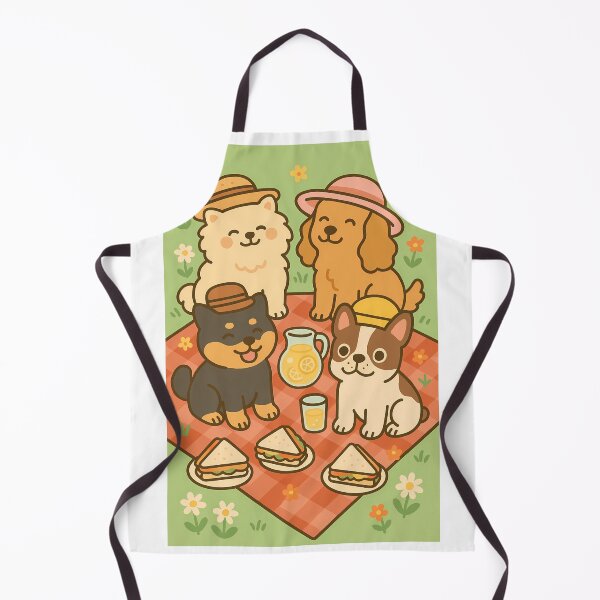 Item preview, Spring Picnic Dogs designed and sold by Riverside-Moon.