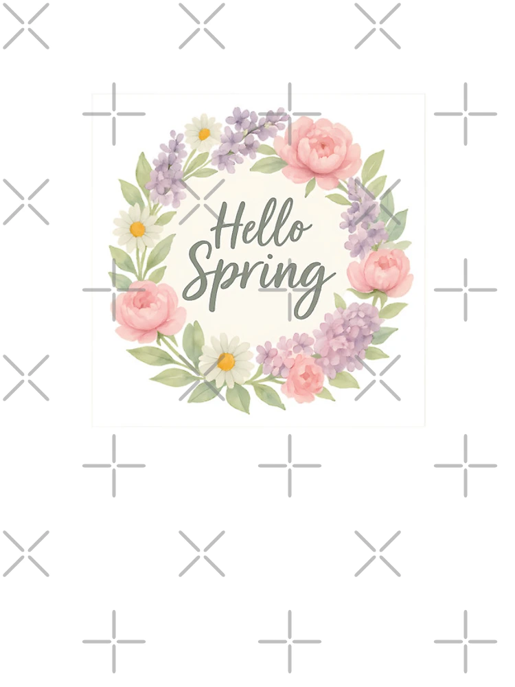Thumbnail 4 of 4, iPhone Case, Hello Spring Wreath designed and sold by Riverside-Moon.