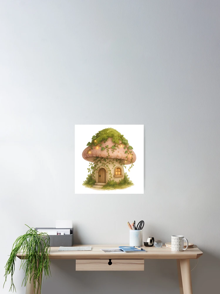 Thumbnail 2 of 3, Poster, Spring Mushroom Cottagecore designed and sold by Riverside-Moon.