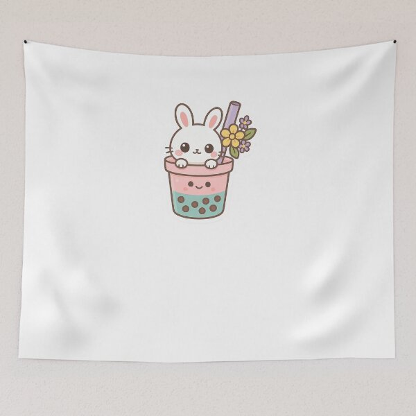 Item preview, Easter Bunny Boba Tea designed and sold by Riverside-Moon.