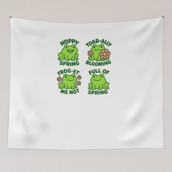 Item preview, Spring Frogs and Puns designed and sold by Riverside-Moon.