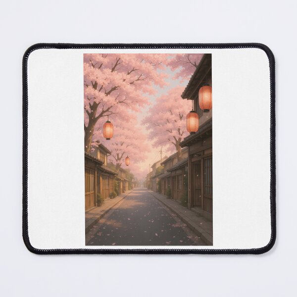 Item preview, Cherry Blossom Street Scene designed and sold by Riverside-Moon.