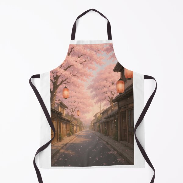 Item preview, Cherry Blossom Street Scene designed and sold by Riverside-Moon.