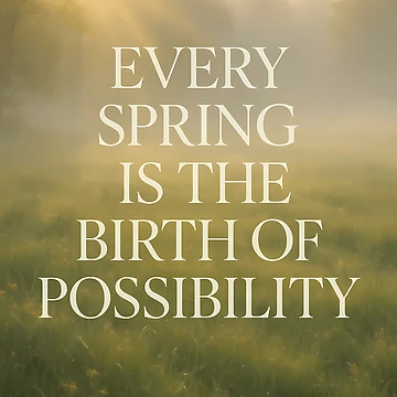 Artwork thumbnail, Motivational Spring Quote by Riverside-Moon