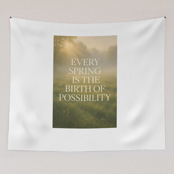 Item preview, Motivational Spring Quote designed and sold by Riverside-Moon.