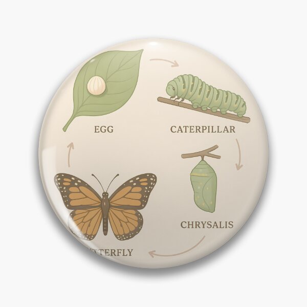 Item preview, Butterfly Life Cycle Infographic designed and sold by Riverside-Moon.