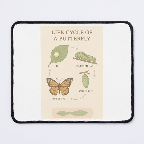 Item preview, Butterfly Life Cycle Infographic designed and sold by Riverside-Moon.