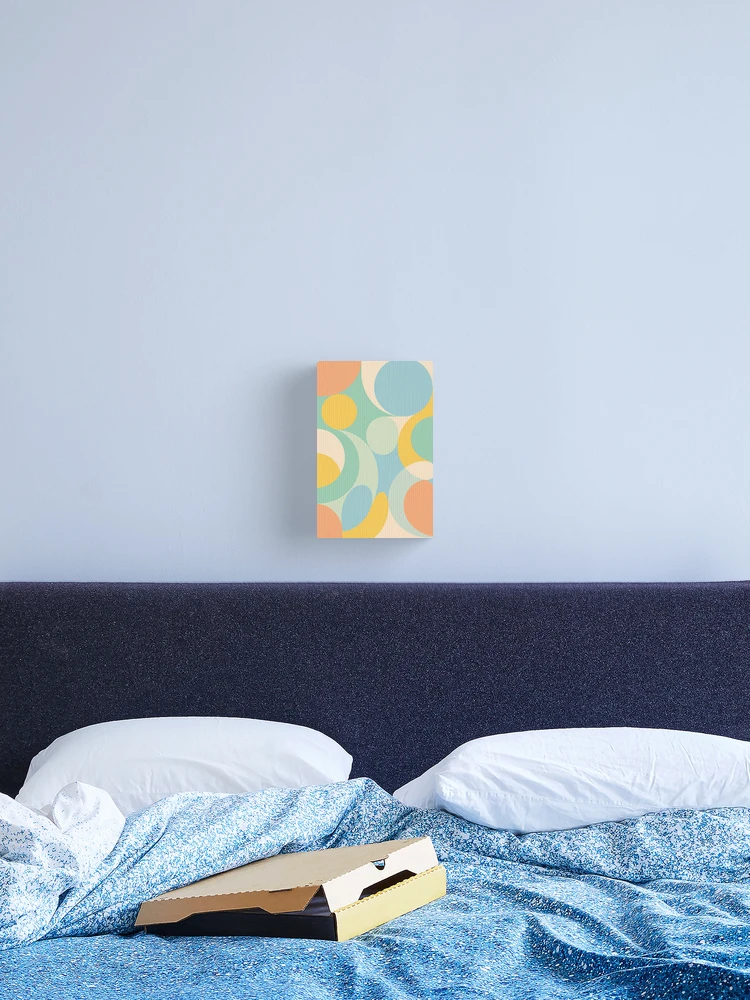 Thumbnail 2 of 3, Canvas Print, Spring Abstract Geometry designed and sold by Riverside-Moon.
