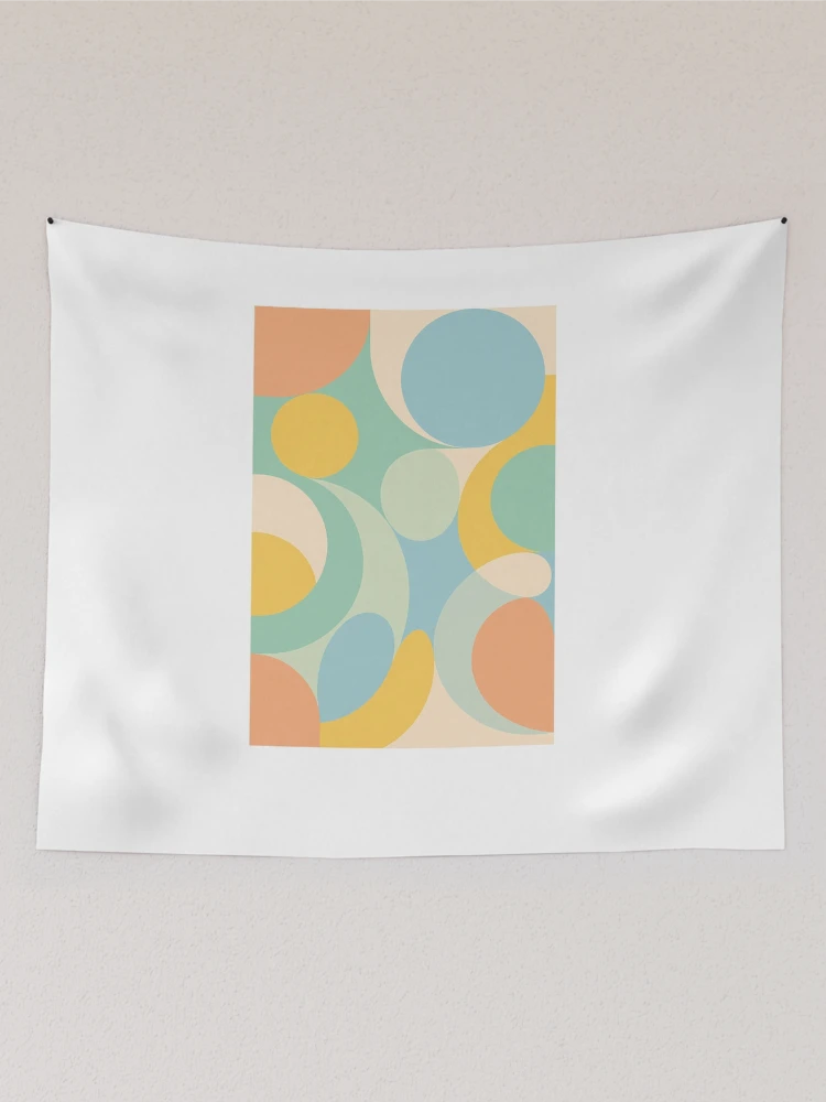 Thumbnail 2 of 3, Tapestry, Spring Abstract Geometry designed and sold by Riverside-Moon.