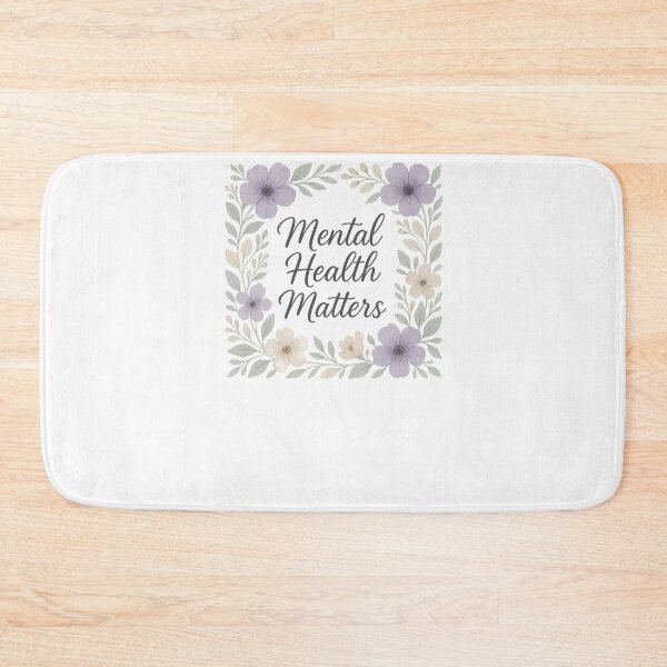 Item preview, Mental Health Matters Floral Design designed and sold by Riverside-Moon.