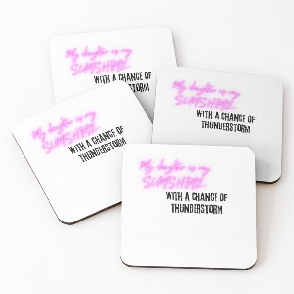 Item preview, My Daughter is My Sunshine… with a Chance of Thunderstorm designed and sold by Mau Design Art.