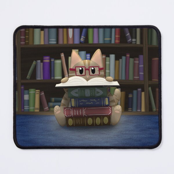 Item preview, Book Cat designed and sold by PineappleTeaCat.