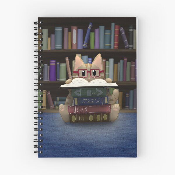 Item preview, Book Cat designed and sold by PineappleTeaCat.