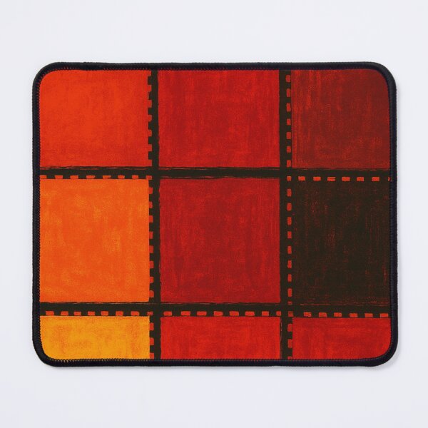 Item preview, High-contrast abstract checkered art in red designed and sold by optimusprime39.