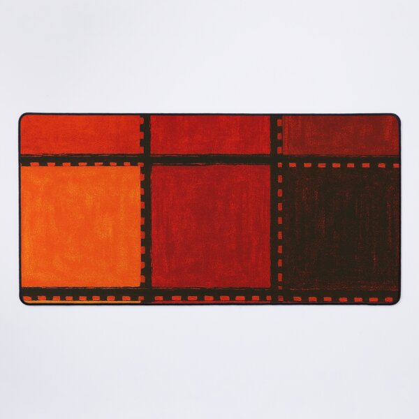 Item preview, High-contrast abstract checkered art in red designed and sold by optimusprime39.