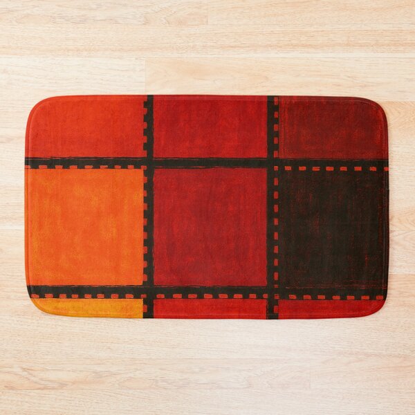 Item preview, High-contrast abstract checkered art in red designed and sold by optimusprime39.