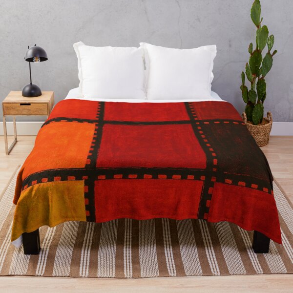 Item preview, High-contrast abstract checkered art in red designed and sold by optimusprime39.