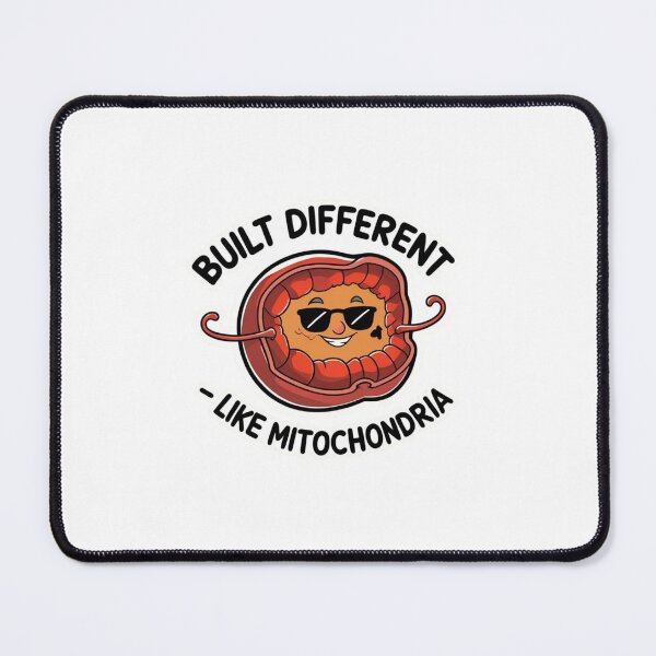 Item preview, Built Different — Like Mitochondria | Funny Biology Gift for Science Nerds & Students designed and sold by MerchVersum.