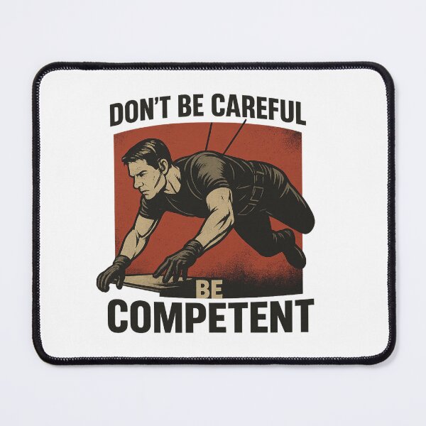 Item preview, Be Competent – Action Agent Statement Design designed and sold by MAF_Merch.