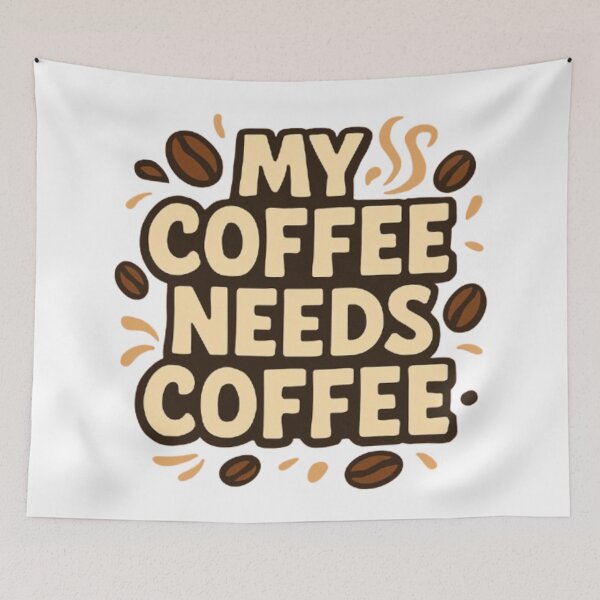 Item preview, My Coffee Needs Coffee designed and sold by KINGDUM.