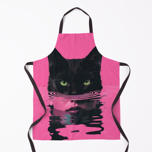 Item preview, Cat and Woman in Pink Water designed and sold by paulrommer.