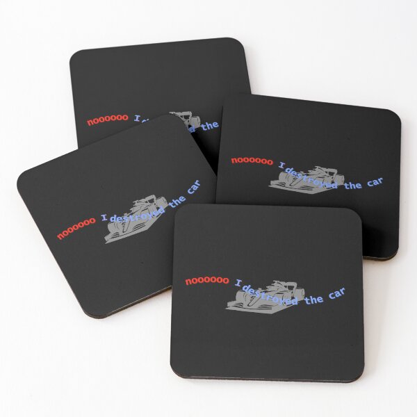 Item preview, F1 Isack Hadjar No I Destroyed the Car Radio Message designed and sold by heyhuecreatives.