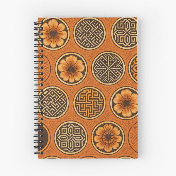 Item preview, floral art pattern in orange colour designed and sold by optimusprime39.