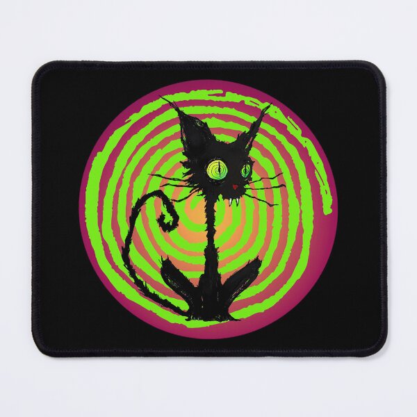 Item preview, Kooky Hypnotic Cat designed and sold by eljefedesigns.