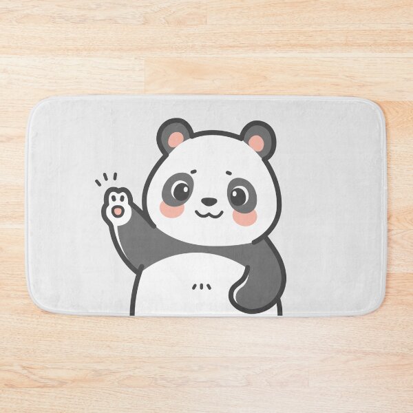 Item preview, Cute Panda makes a victory gesture designed and sold by sftz.