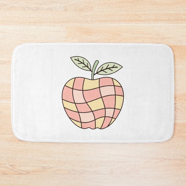 Item preview,  Groovy Apple - Retro Checkered Fruit designed and sold by Julza Art.