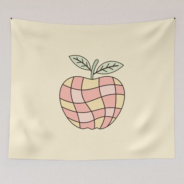 Item preview,  Groovy Apple - Retro Checkered Fruit designed and sold by Julza Art.