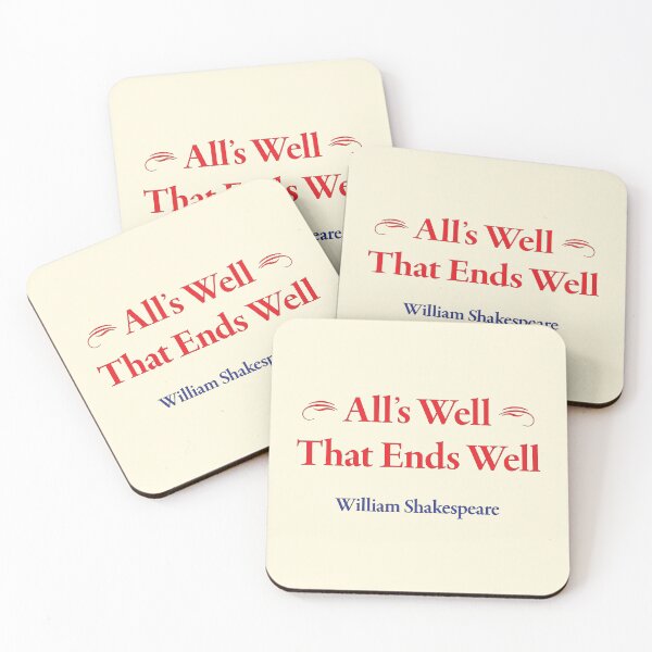 Item preview, William Shakespeare, All's Well That Ends Well designed and sold by CharlottePlaceArt.