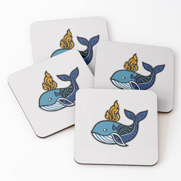 Item preview, ThaiWhaleKanokMinimalArtPNGTransparentBackground designed and sold by chorstudio.