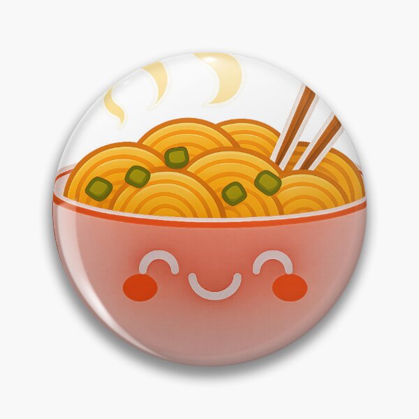 Item preview, Happy Ramen Bowl Kawaii Smile designed and sold by PufftailStudio.