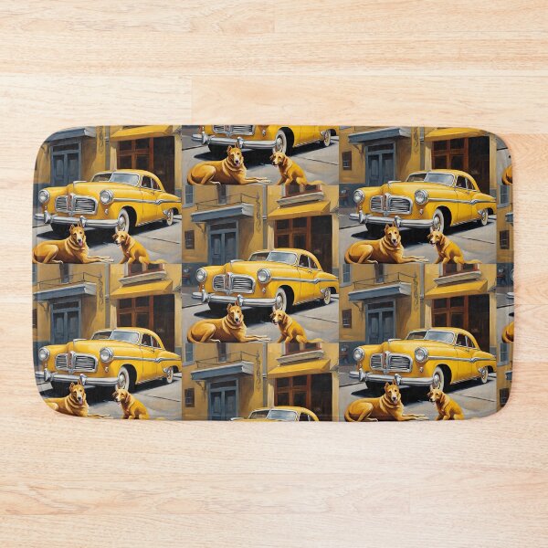 Item preview, Classic Car and Dog Portrait Print designed and sold by Diclebaybas.