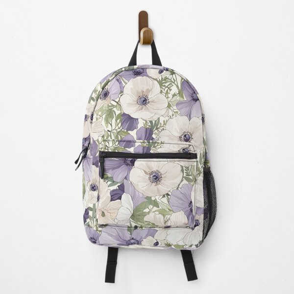 Item preview, Elegant Purple and Cream Flowers with Greenery designed and sold by CoolPixels.